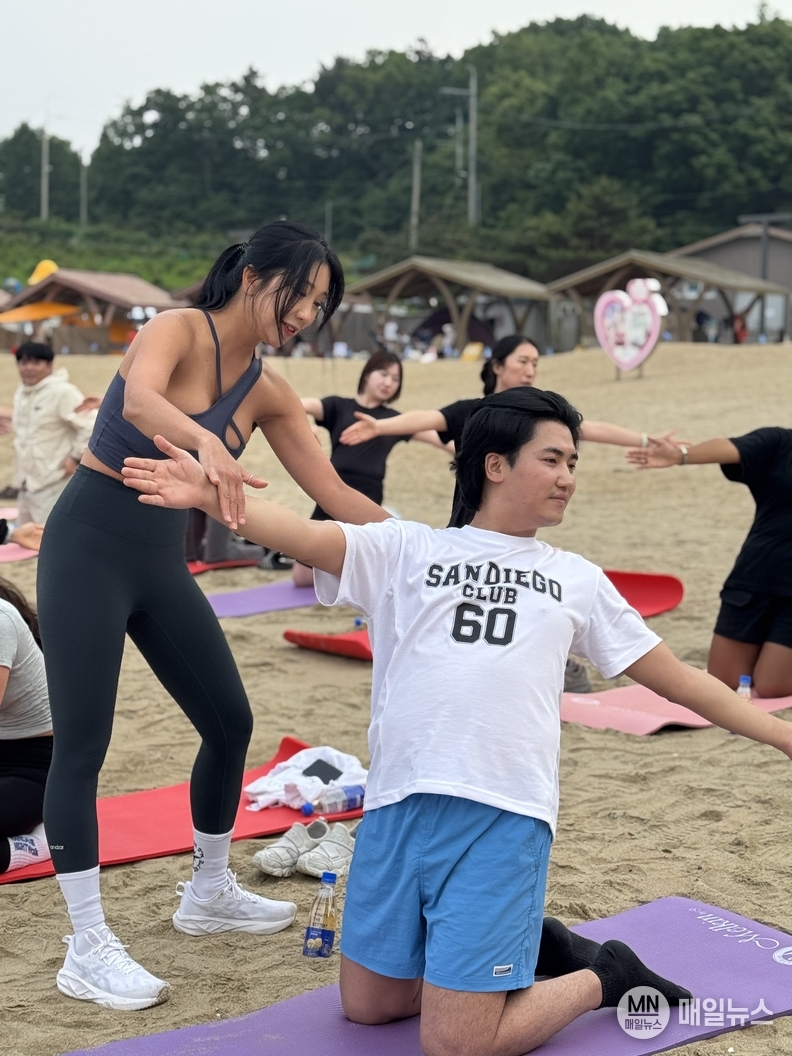 수기해변 선셋요가