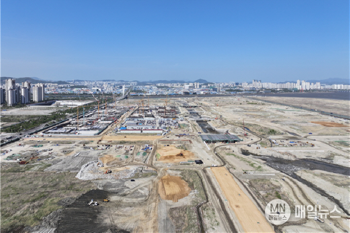 송도11공구 전경사진(25. 5 촬영) ⓒ 인천경제자유구역청