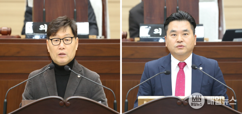 (왼쪽부터) 인천 서구의회 박용갑 의원 홍순서 의원 ⓒ 인천 서구의회