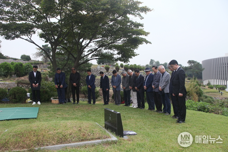 우광균(9기.기) 초대 동문장학회 이사장 소천 2주기의 동문단체로 추모하다