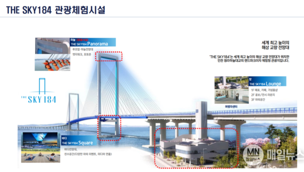바다 위 184m 하늘전망대 열린다 청라하늘대교 관광시설 ‘THE SKY184’ 5월 첫 공개