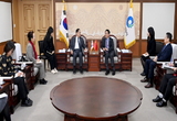유정복 시장, 중국 양완밍 회장과 우호 협력 방안 논의