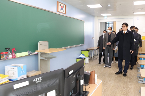 도성훈 인천광역시교육감, 그린스마트미래학교 공사 현장 점검