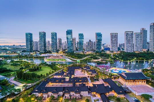 송도국제회의복합지구 전경
