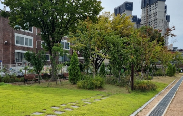 학교숲 전경(부광여자고등학교)