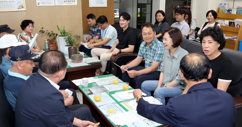 기획주민복지위원회 현장 점검(계양구 보훈회관)