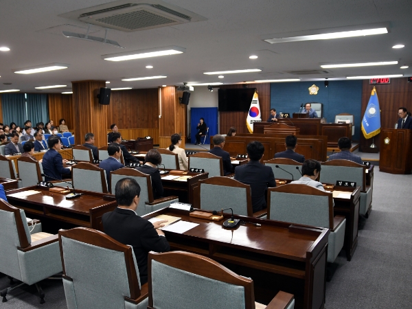 미추홀구의회, 제275회 임시회 개회