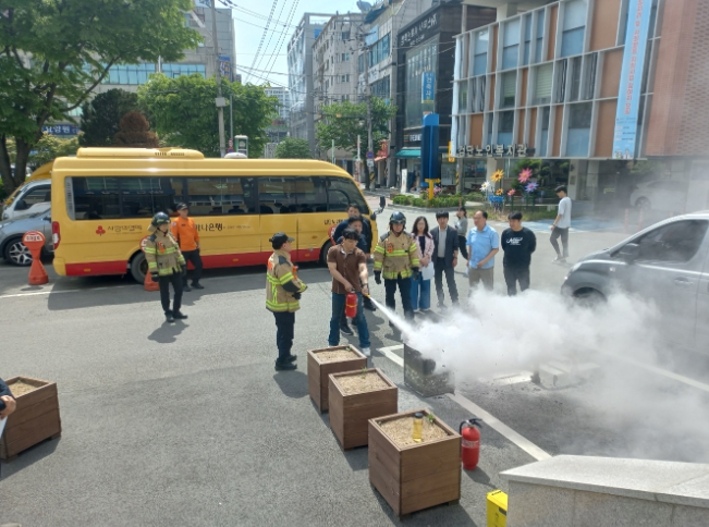검단출장소 검단소방서와 소방합동훈련 실시