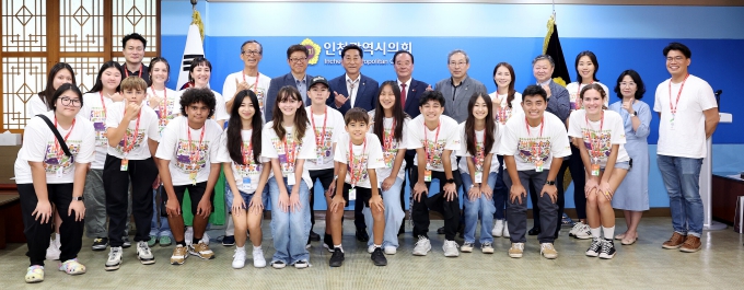 Korea & Hawaii History Club (KHHC) 인천광역시의회 방문