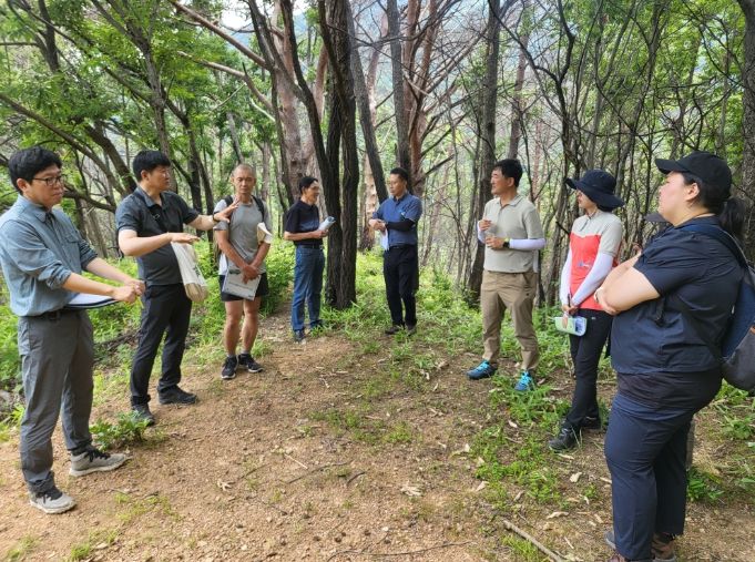 지리산 산불피해지 모니터링 현장토론회