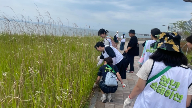 시흥시 청년스테이션, 청년봉사 프로그램 시화호 플로깅 진행