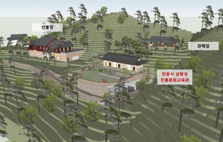 전등사 삼랑성 전통문화교육관 건립 조감도