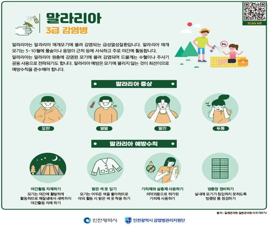 말라리아 예방수칙