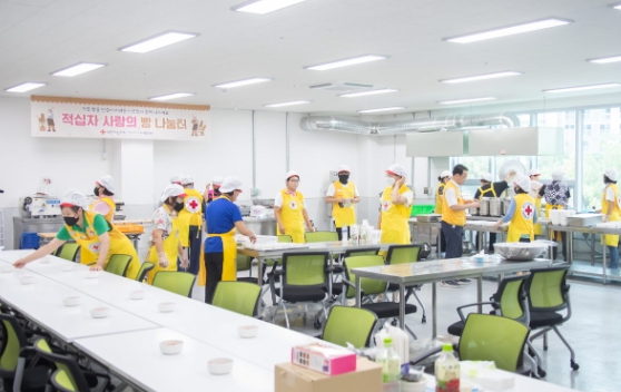 인천시 서구 태백산 검단점, 청라아파트 화재피해 주민에 우족탕 지원