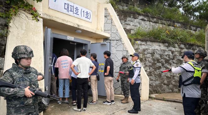 옹진군, 을지훈련 4일차‘서해5도 주민 대피 훈련’실시