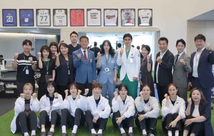 인천 중구체육회, 업무협약 맺은 아인병원과 중구청 펜싱팀 의료지원 협약