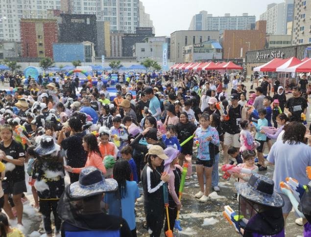 7월 13일 제4회 월곶 짠내나는 물총축제 현장